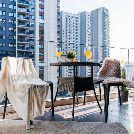 Wf 104m2 Prestige With Terrace, Gym And Pool Appartamento Belgrado