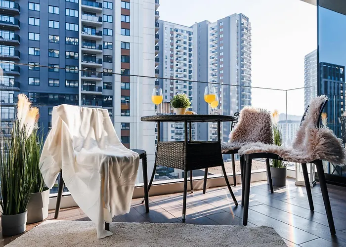 Wf 104m2 Prestige With Terrace, Gym And Pool Apartman Belgrád